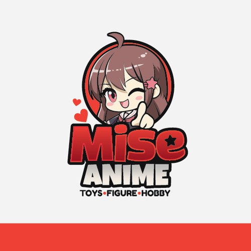 Cute logo for anime shops