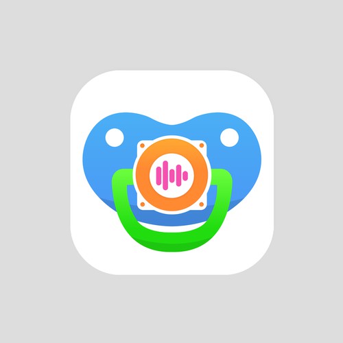 Pacifier & Loudspeaker icon