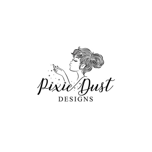 Whimsical logo concept for an online Disney designs store 