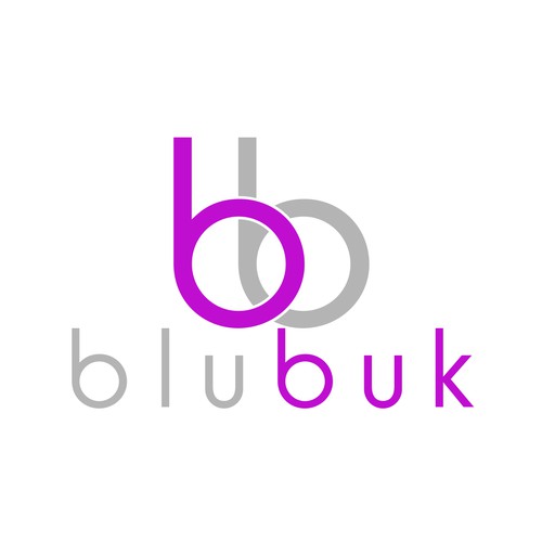 Sleek logo for blubuk