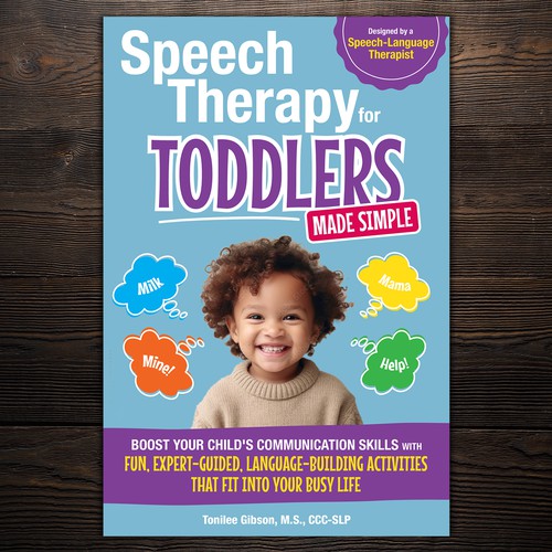 Speech Therapy for Toddlers Book Cover