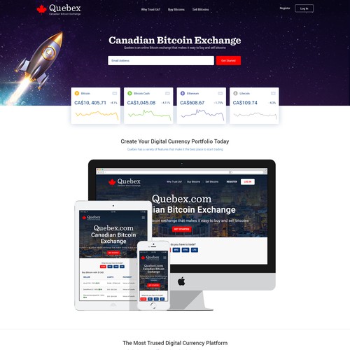 Bitcoin Market Homepage Redesign