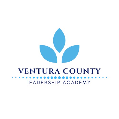 Concepto de logo de academia liderazgo