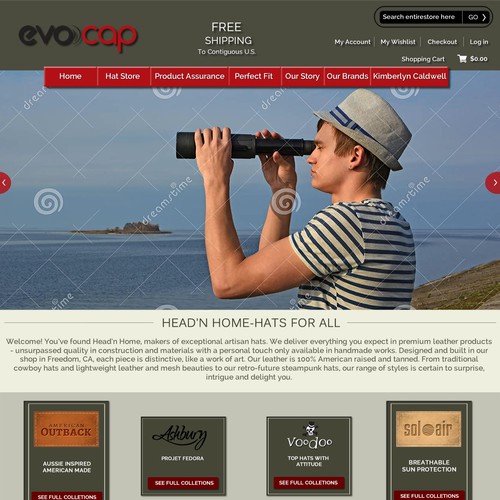 Design for eCommerce site