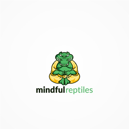 Logo concept for Mindful Reptiles
