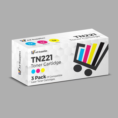 Toner cartridge box design