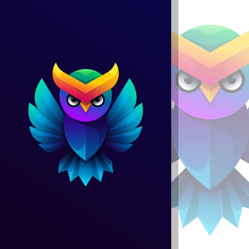 owl logo concept