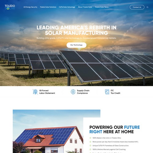 Solar Panel Manufacturer and Tech Company