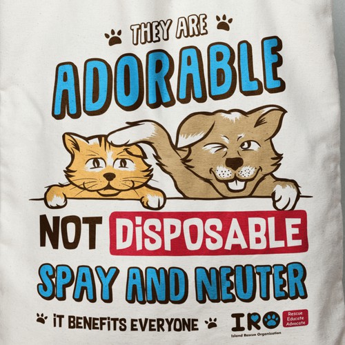 They are adorable not disposable, IRO campaign