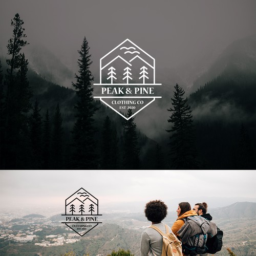 Logo of Peak and Pine Clothing 