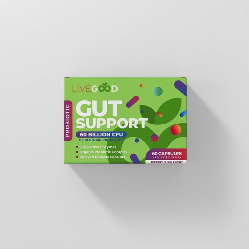 Packaging Design for GUT Support