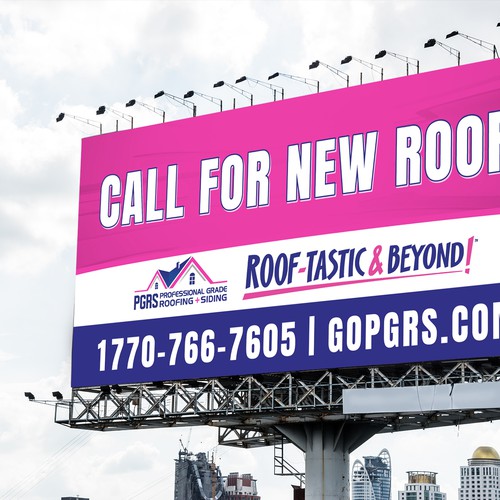 Roofing Company Billboard