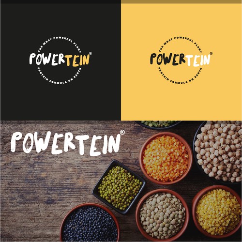 Powertein Logo design