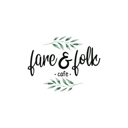 Logo concept for FARE AND FOLK CAFE