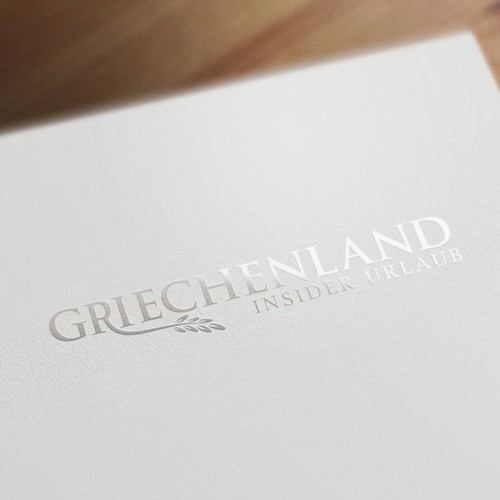 Logo for a travel website about Greece