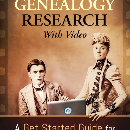 E-book Cover design for "Share Your Genealogy Research with Video"