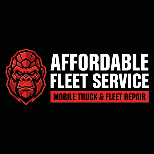 Powerful Gorilla Mascot Branding for Affordable Fleet Service & Truck Repair