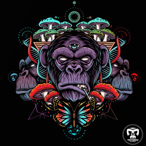 ape stoned age t shirt winner contest