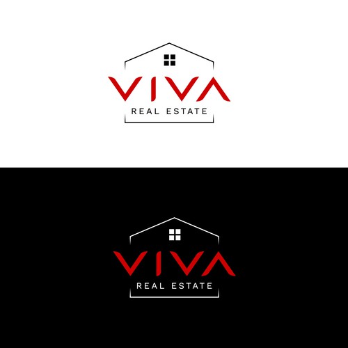 VIVA Real Estate logo design