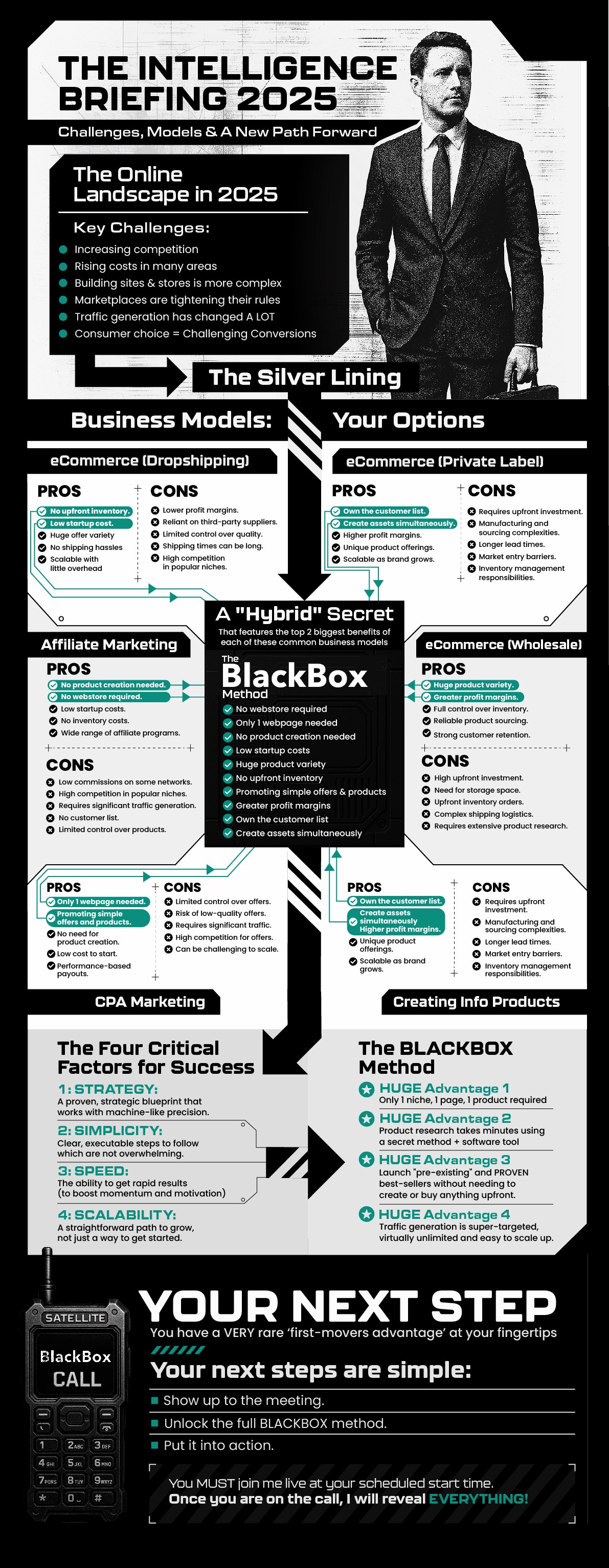 Design A "Business Opportunity" Infographic (Wireframe + Content included)