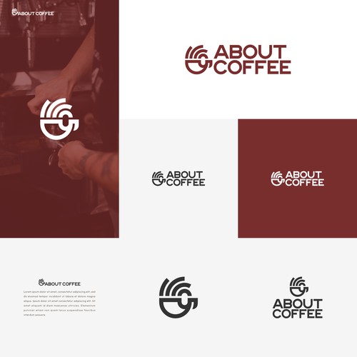 About Coffee Logo Concept