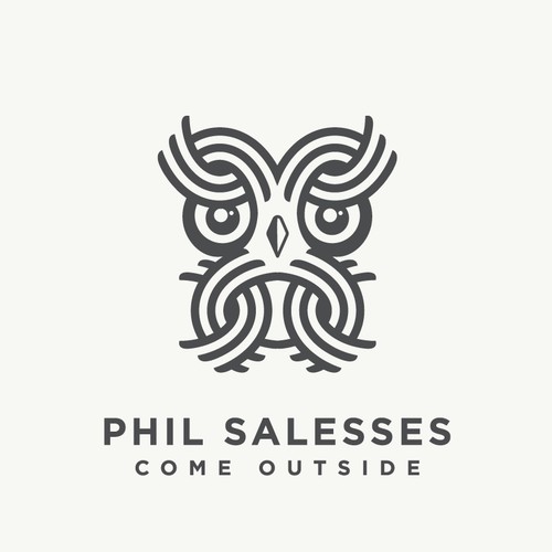 Create an owl on LSD (a psychedelic drug) logo for a consulting business