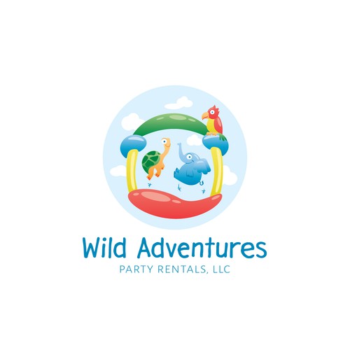 Logo for party rentals/inflatables