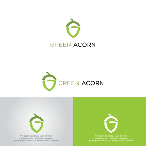 Logo concept for GREEN ACORN