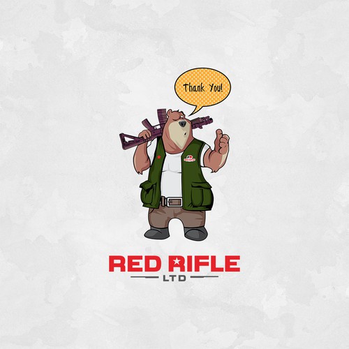 Fun caricature Red Rifle ltd