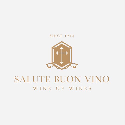 Clean Logo Design for Salute Buon Vino