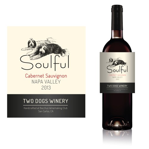 WINE LABEL SOULFUL