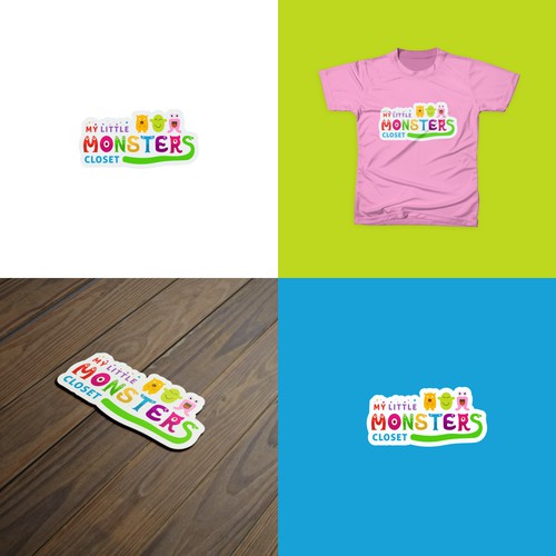 Logo concept for baby and kids clothing