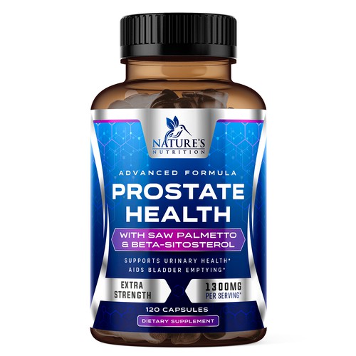 Nature's Nutrition needs a Men's Prostate Health product label