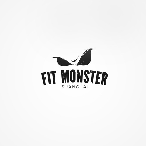 Bold logo for a fitness center