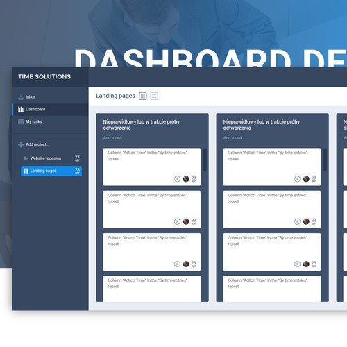 Concept of dashboard design