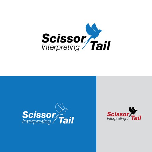 Logo concept using Scissor-tailed Flycatcher