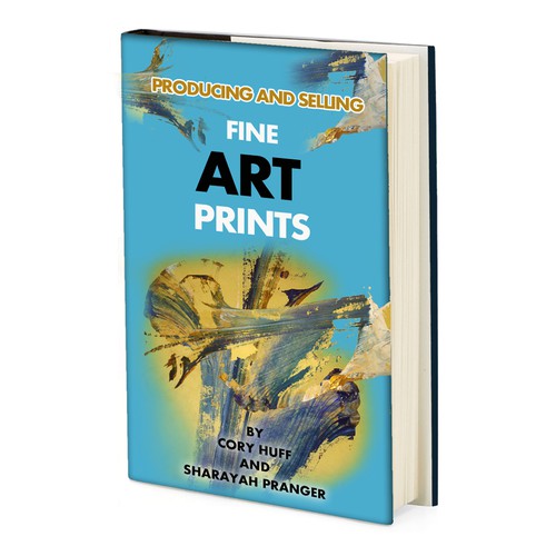 Book cover design-book "Producing and selling Fine Art Prints"