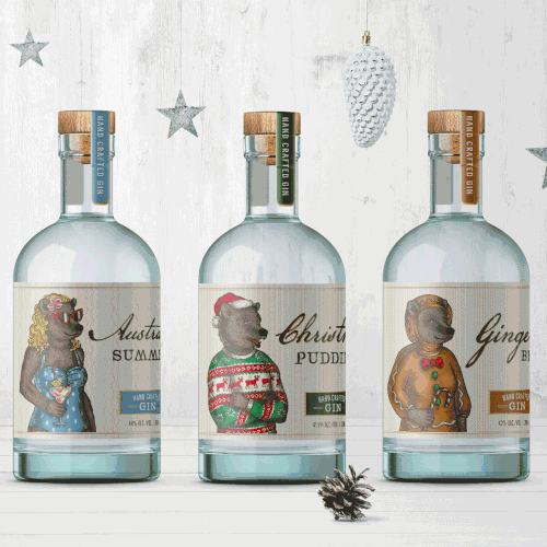 Christmas Labels for Gin