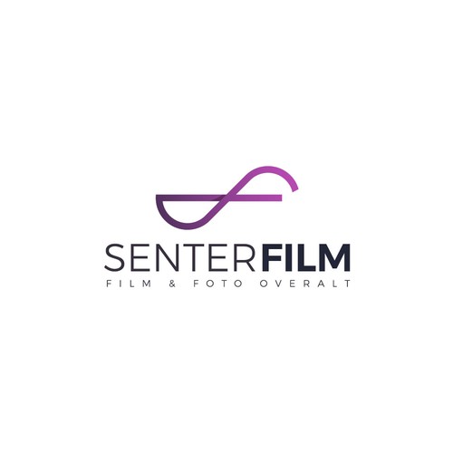 S + F  Minimal Lettermark for SenterFilm