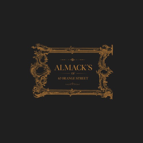 ALMACK’S OF 67 ORANGE STREET - Vintage logo