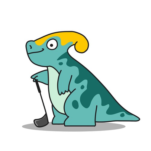 Fun Dinosaur Character