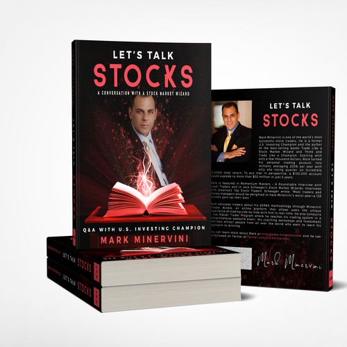 Unique book cover for Let's Talk Stocks