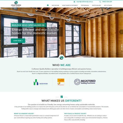 Construction Website Design