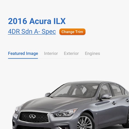 MOBILE Car Trim Landing Page