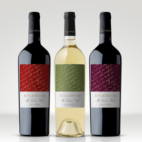 Label design for Australian vinery