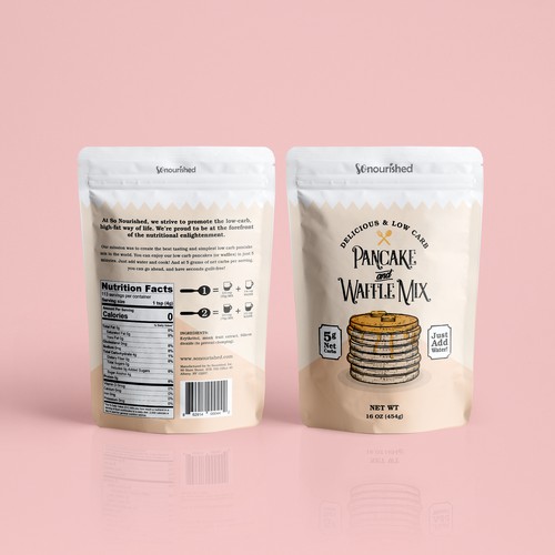 Pancake Mix Packaging Design