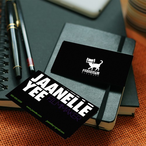 business card for an indie filmmaker 