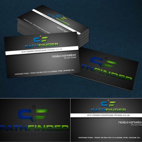 Create a Business Card that people will talk about (on line fitness and nutrition coach