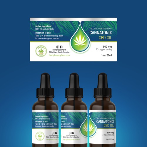 Cannatonix CBD OIL for Hemphappyfarm