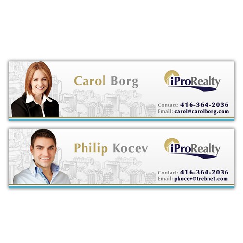 Web Page Banner for iPro Realty (Realtors: Carol Borg & Philip Kocev)